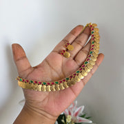 Tear drop Coin Necklace