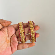 Coin beads bangles