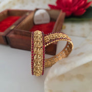 Coin beads bangles