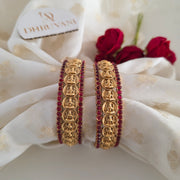 Coin beads bangles