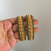 Coin beads bangles