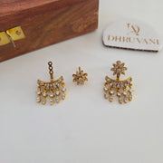 2 in 1  Diamond earring