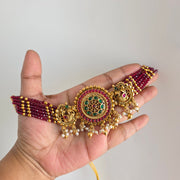 Peacock beads choker Non idol