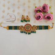 Peacock beads choker Non idol
