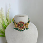 Peacock beads choker Non idol