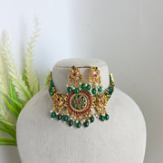 Peacock beads choker Non idol