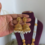 Premium Devi White Pearl haram