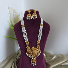 Premium Devi White Pearl haram