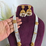 Premium Devi White Pearl haram