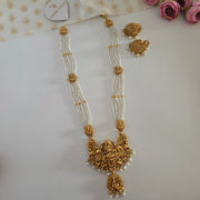 Premium Devi White Pearl haram