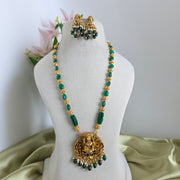 Green Beads lakshmi haram