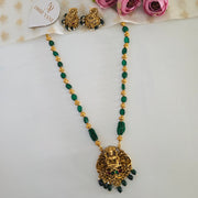 Green Beads lakshmi haram