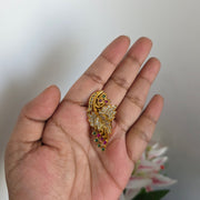Leaf AD saree pin