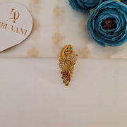 Leaf AD saree pin