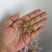 Flora saree pin/Brooch