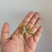 Flora saree pin/Brooch