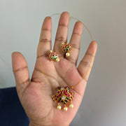 Jadau invisible necklace