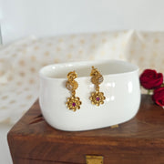 Peacock earring