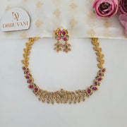 Emy Ruby Diamond Necklace
