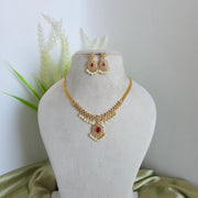 Amy diamond necklace