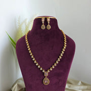 Thara long Diamond Necklace