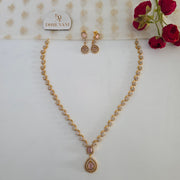 Thara long Diamond Necklace
