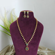 Thara long Diamond Necklace