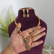 Thara long Diamond Necklace