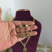 Thara long Diamond Necklace