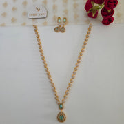 Thara long Diamond Necklace