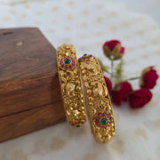Peacock non idol bangles