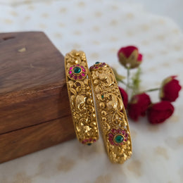 Peacock non idol bangles