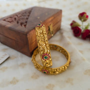 Peacock non idol bangles