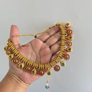 Matte Gold Yamika Non idol necklace