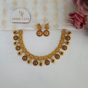 Matte Gold Yamika Non idol necklace