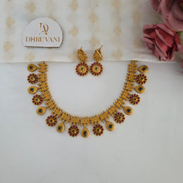 Matte Gold Yamika Non idol necklace
