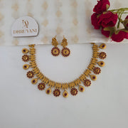 Matte Gold Yamika Non idol necklace
