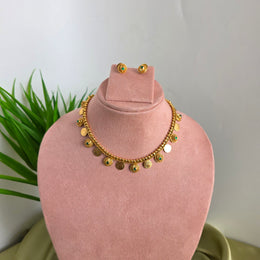 Coin budget necklace