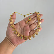 Coin budget necklace