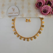 Coin budget necklace