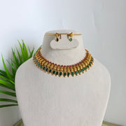 Palakka Nagapadam Enamel Necklace
