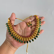 Palakka Nagapadam Enamel Necklace