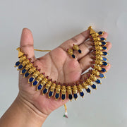 Palakka Nagapadam Enamel Necklace