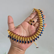 Palakka Nagapadam Enamel Necklace