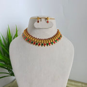Palakka Nagapadam Enamel Necklace