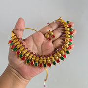 Palakka Nagapadam Enamel Necklace