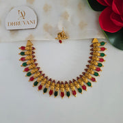 Palakka Nagapadam Enamel Necklace