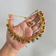 Sumukhi mango lakshmi necklace