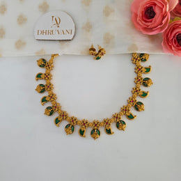 Sumukhi mango lakshmi necklace