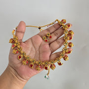 Sumukhi mango lakshmi necklace